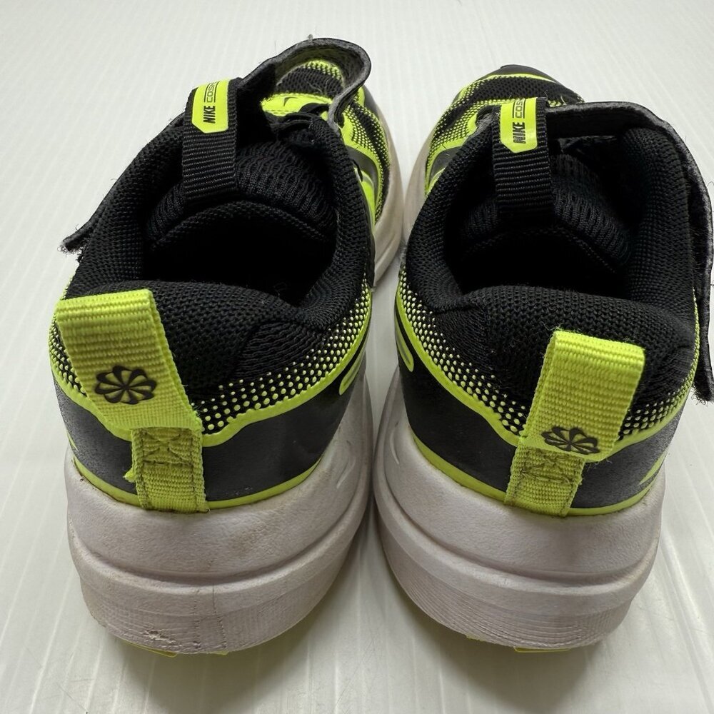 Nike Cosmic Runner PSV Toddler 12C Black Volt Sneakers Kids Running Shoes - Picture 6 of 9